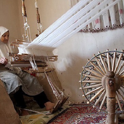 The World Village for Traditional Towel Weaving (Toebafi) | Iranian Handicrafts Towel