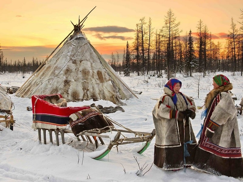 what countries celebrate winter | Reindeer Herder Festival in Russia