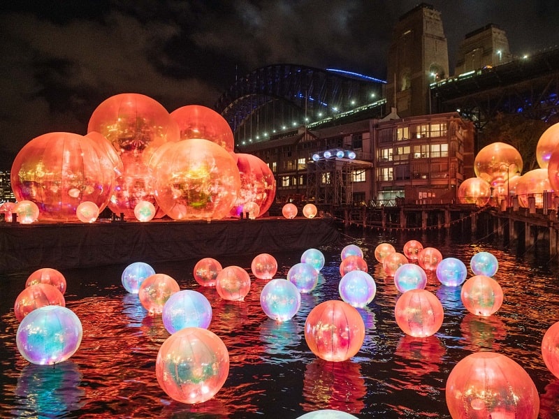 what countries celebrate winter | VIVID Sydney Light Festival in Australia