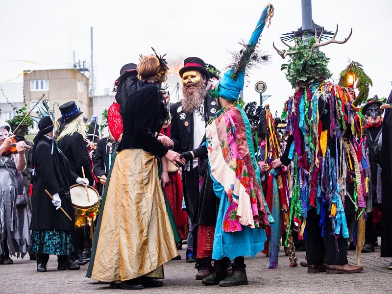 what countries celebrate winter solstice | The Montol Festival in Cornwall England