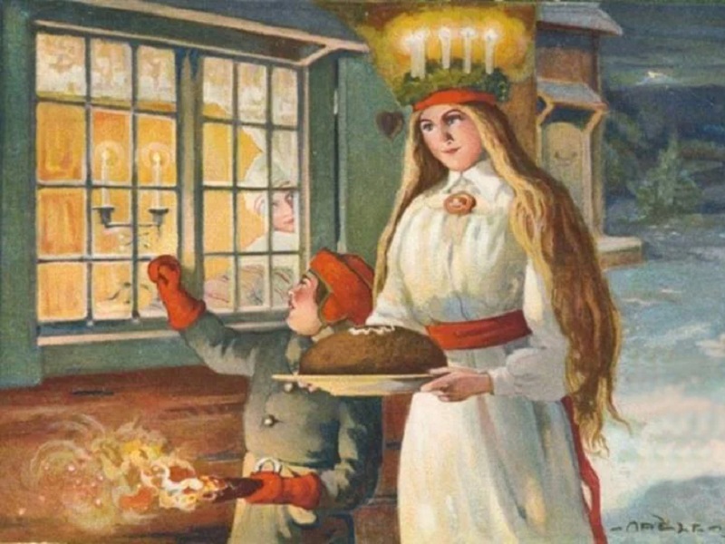 what countries celebrate winter solstice | The Origin of Lucia story