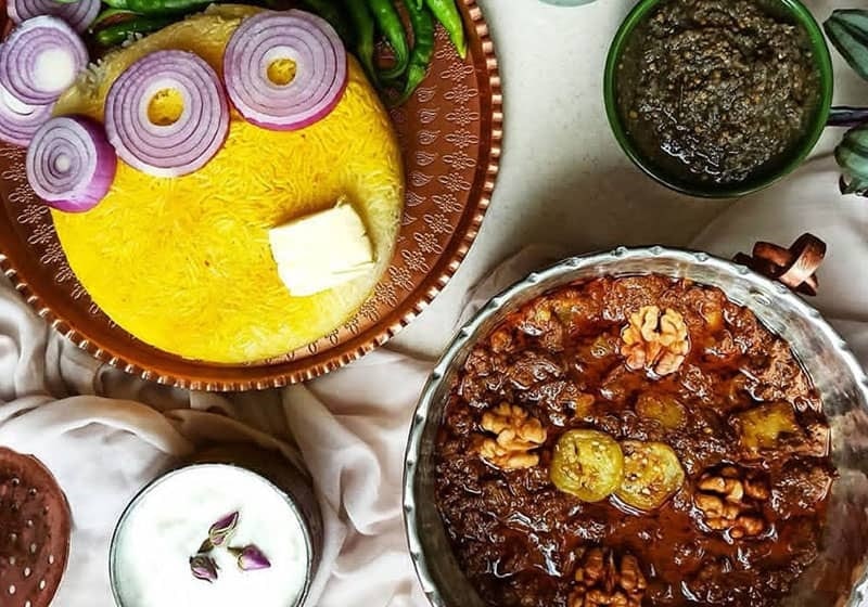 Iranian Foods Shesh Andaz | What to Eat in Gilan Iran