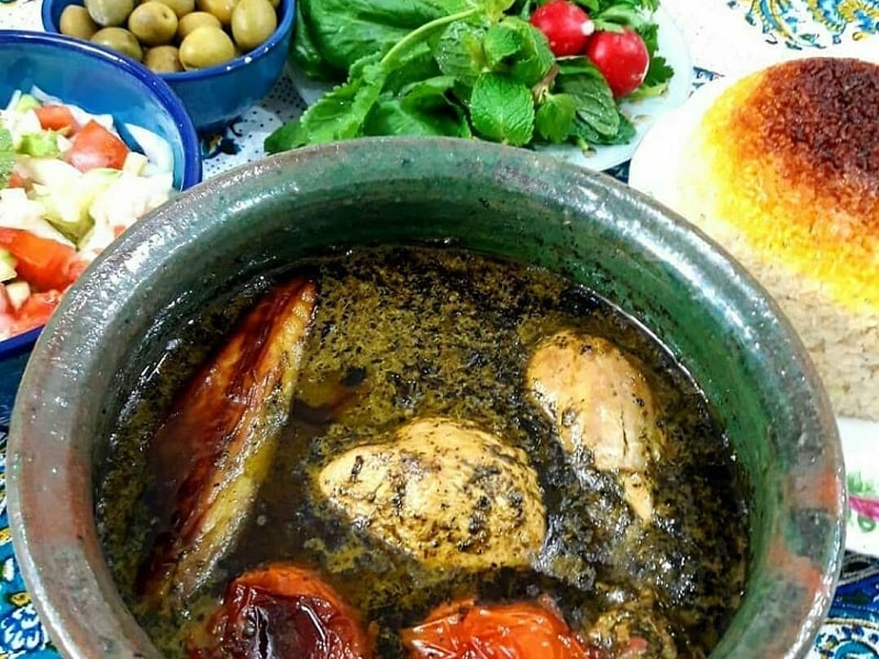 خورش ترشه واش | غذاهای محلی گیلان