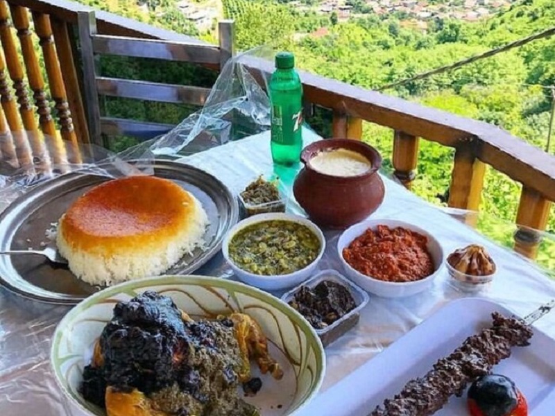 Restaurants and Cafes in Guilan Iran Persian Food | Darband Lotfi Restaurant