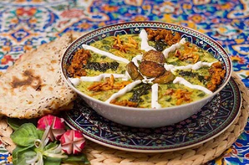 Iranian Foods Eggplant Soup | What to eat in Malayer