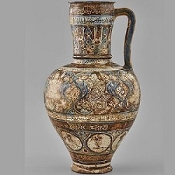 Iranian Pottery Handicraft | Lusterware Vase