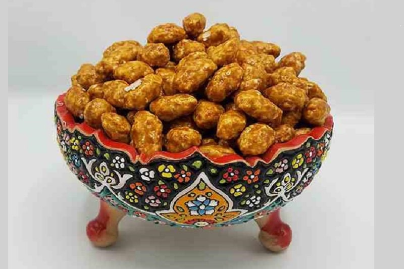 بادام سوخته شیراز | سوغات خوراکی و شیرینی‌های شیراز