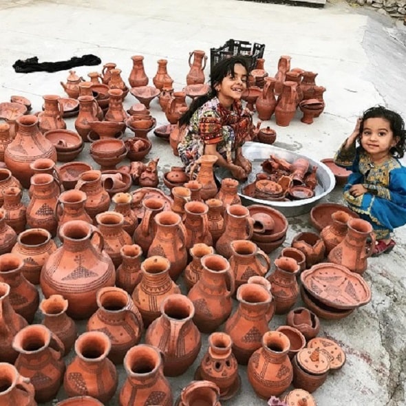 سفالینه های کلپورگان | کلپورگان نخستین روستای سفالگری جهان