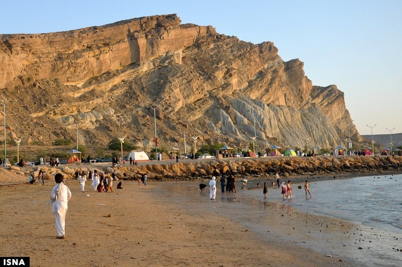 پلاژ ساحلی تیس | جاذبه گردشگری سیستان و بلوچستان ایران، چابهار، زاهدان، زابل