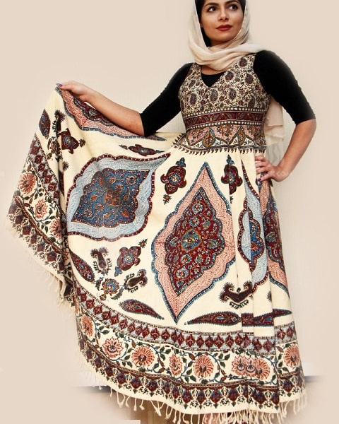 Iranian Handicraft Ghalamkari | Fabric and Rug Art