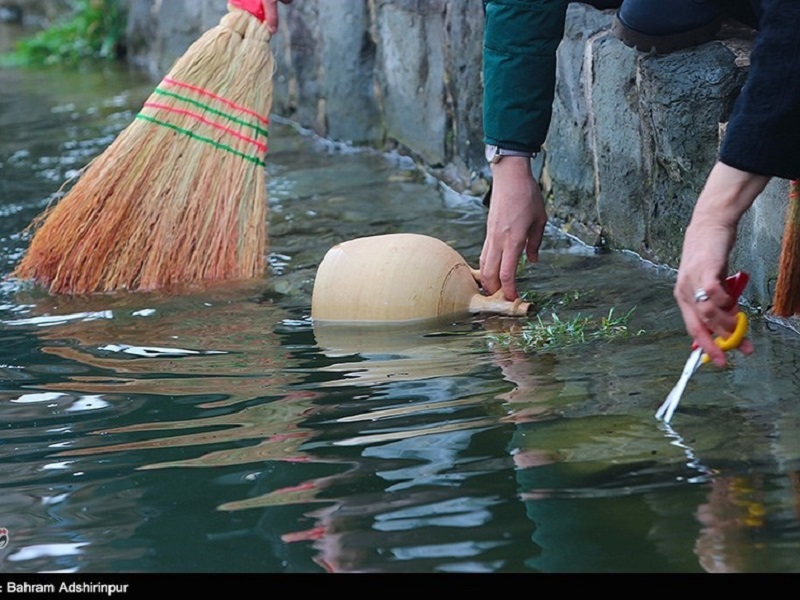 Turkish Customs and Traditions in Zanjan Iran | Cutting Water on Chaharshanbe Suri